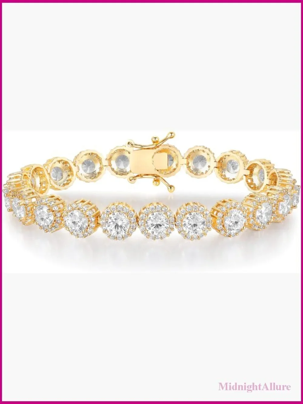 Tennis Bracelet for Women 5mm Cubic Zirconia Bracelet 7.5in